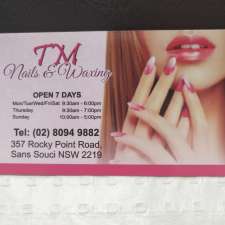 TM Nails and Waxing | 357 Rocky Point Rd, Sans Souci NSW 2219, Australia
