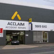 Acclaim Accident Panel Smash Repairs Hawthorn | 247 Burwood Rd, Hawthorn VIC 3122, Australia