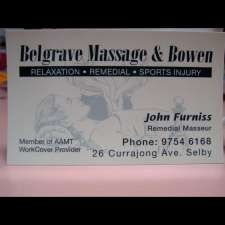 Belgrave Massage | 26 Currajong Ave, Selby VIC 3159, Australia