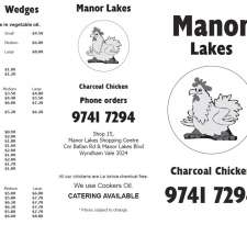 Manor Lakes Charcoal Chicken | Manor Lakes Shopping Centre, 15/8 Manor Lakes Blvd, Wyndham Vale VIC 3024, Australia