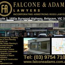 Falcone & Adams Lawyers (incorporating Armstrong Ross Lawyers) | 1/1693a Burwood Hwy, Belgrave VIC 3160, Australia