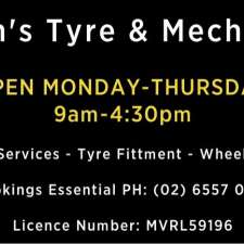 Logan's Tyre And Mechanical | 308 Youngs Rd, Wingham NSW 2429, Australia