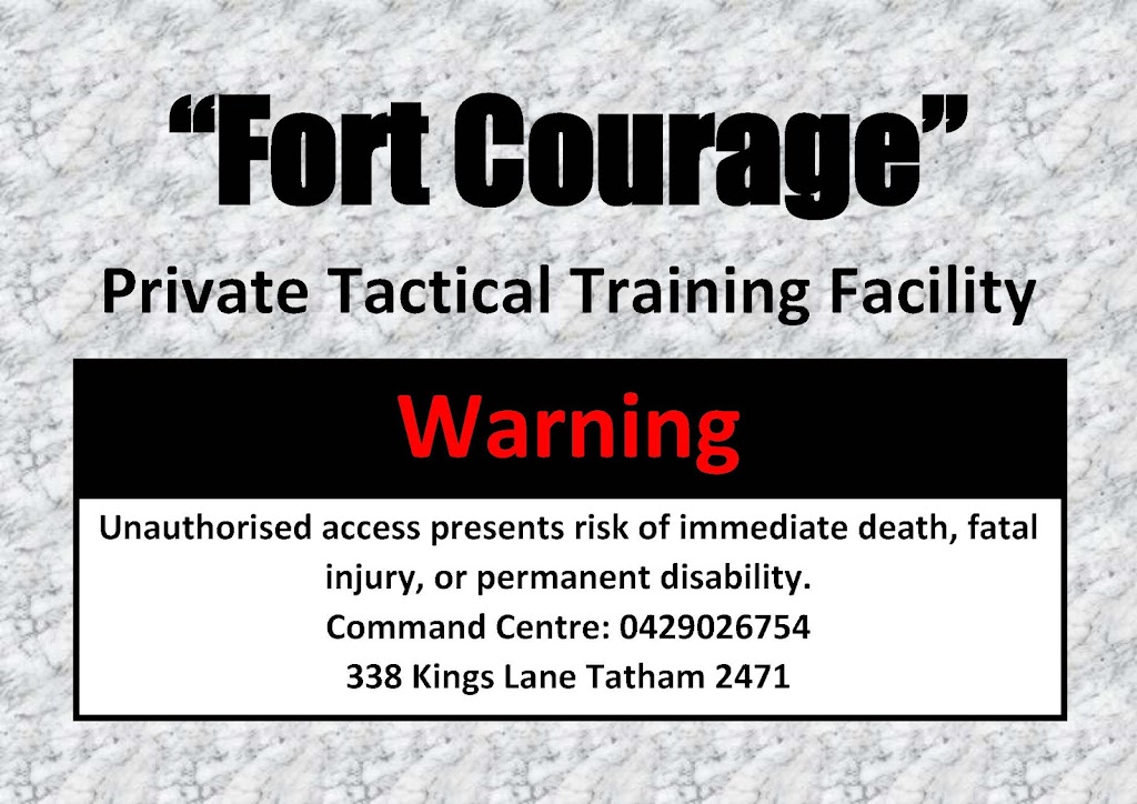 Fort Courage | 338 Kings Lane, Tatham NSW 2471, Australia | Phone: 0429 026 754