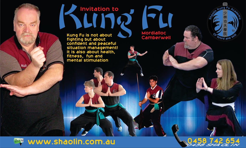 Shaolin Kung Fu (Martial Art) Academy | 37 Albert St, Mordialloc VIC 3195, Australia | Phone: 0458 742 654