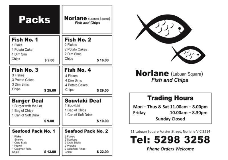 Norlane（Labuan Square）Fish and Chips | 11 Labuan Square, Norlane VIC 3214, Australia | Phone: 52983258