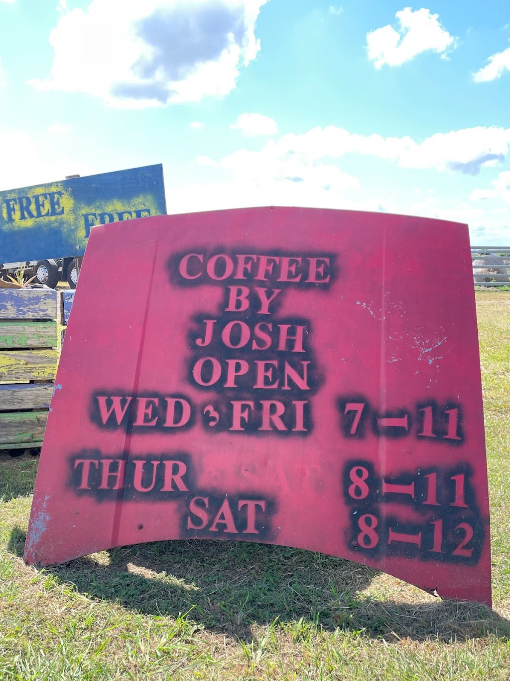 Coffee by Josh (49 Claus Rd) Opening Hours