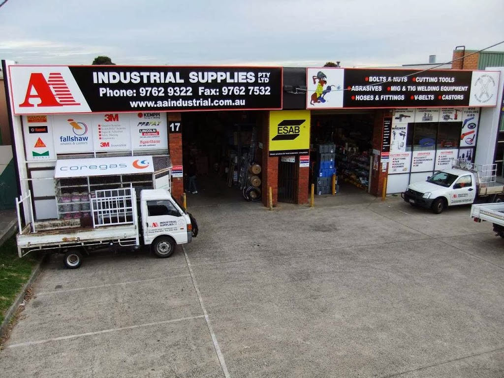 A&A Industrial Supplies PTY LTD | 15/17 London Dr, Bayswater VIC 3153, Australia | Phone: (03) 9762 9322