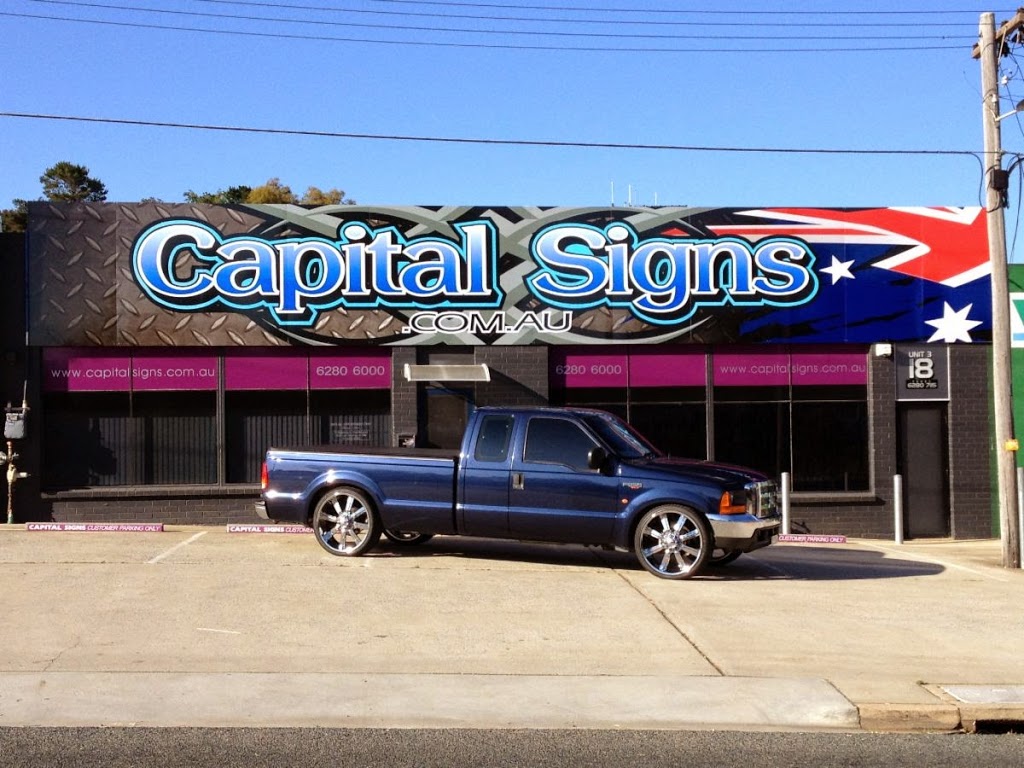 Capital Signs | 3/18 Whyalla St, Fyshwick ACT 2609, Australia | Phone: (02) 6280 6000