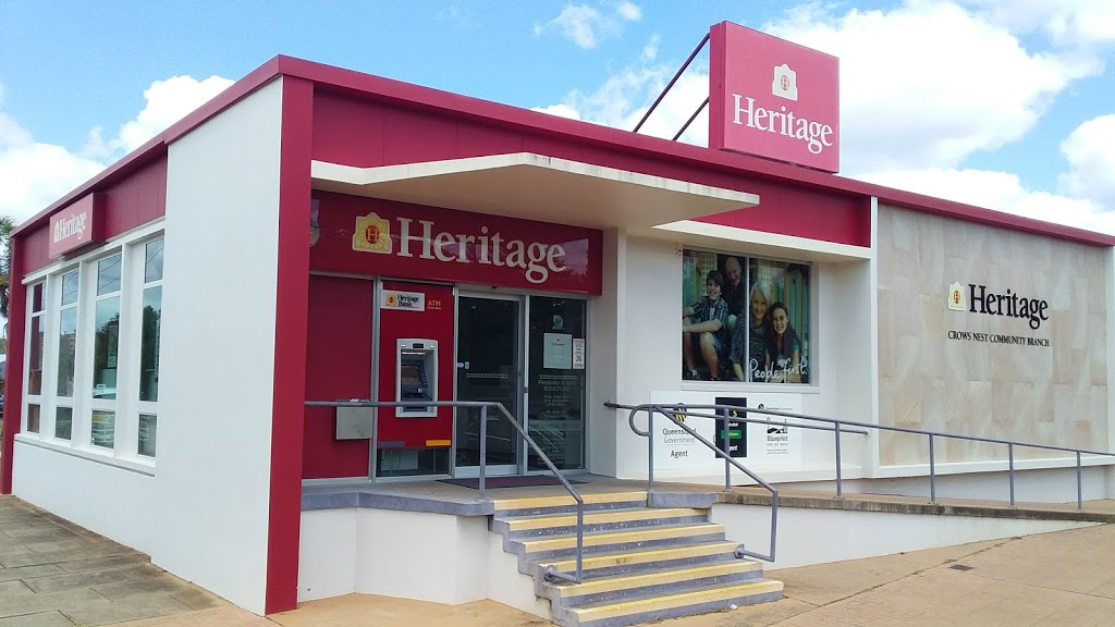 Heritage Bank | 16 Charlotte St, Crows Nest QLD 4355, Australia | Phone: (07) 4698 2700