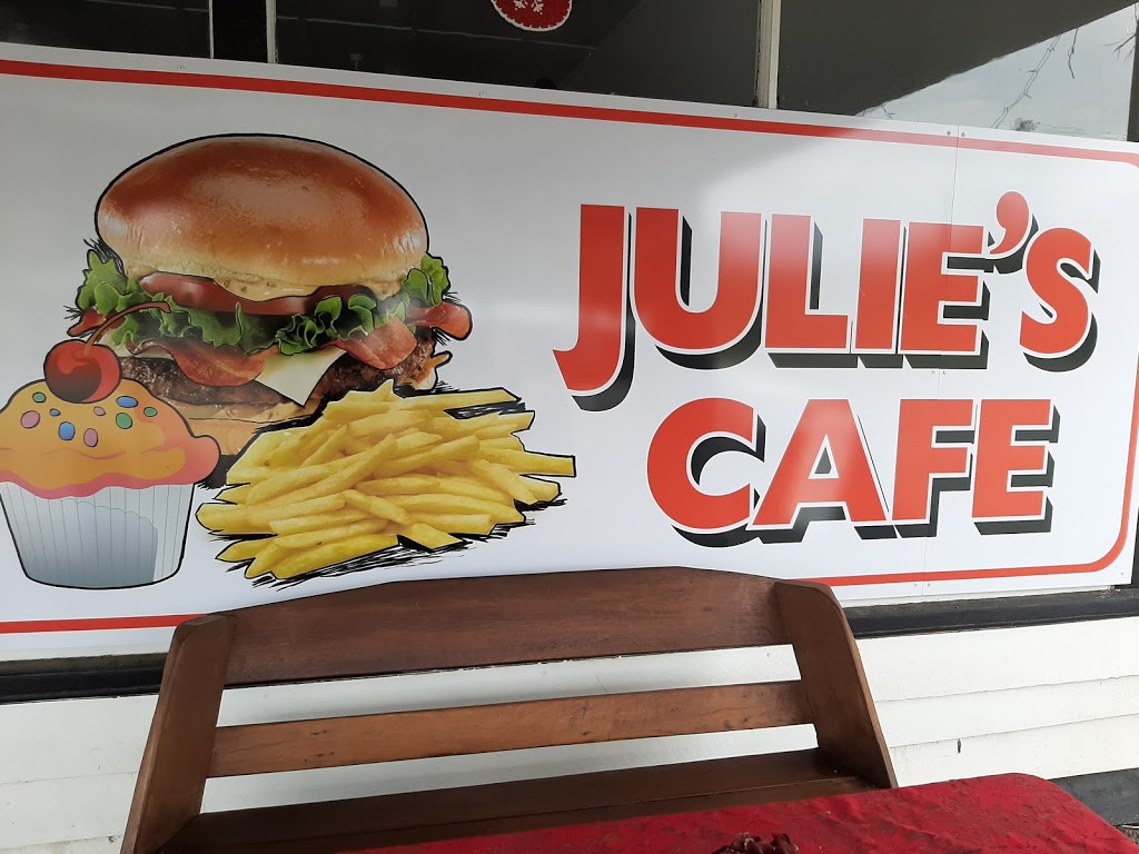 Julies Cafe | cafe | 15 Bligh St, Kilkivan QLD 4600, Australia | 0754031789 OR +61 7 5403 1789