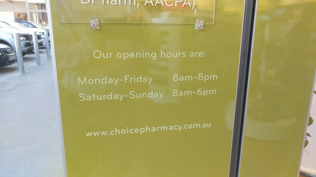 Choice Pharmacy North Kellyville | 8/12-14 Withers Rd, Kellyville NSW 2155, Australia | Phone: (02) 9629 1446