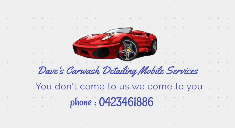 Daves carwash mobile detailing services | 6 Finch Cres, Aberglasslyn NSW 2320, Australia | Phone: 0423 461 886
