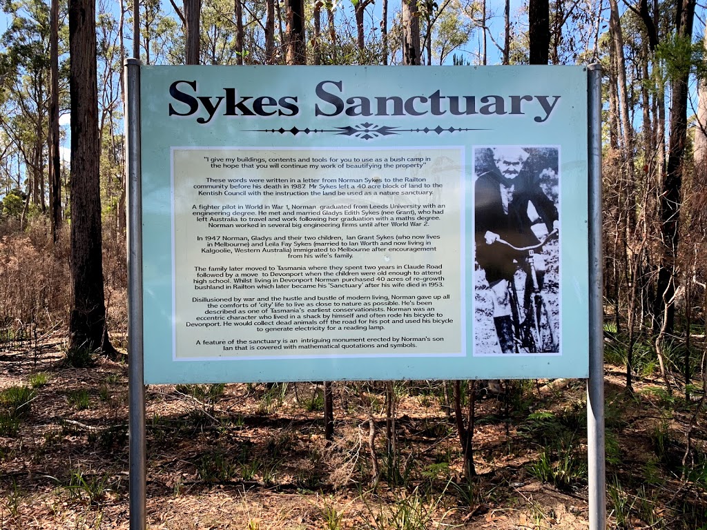 Sykes Sanctuary | park | 93 Sunnyside Rd, Railton TAS 7305, Australia