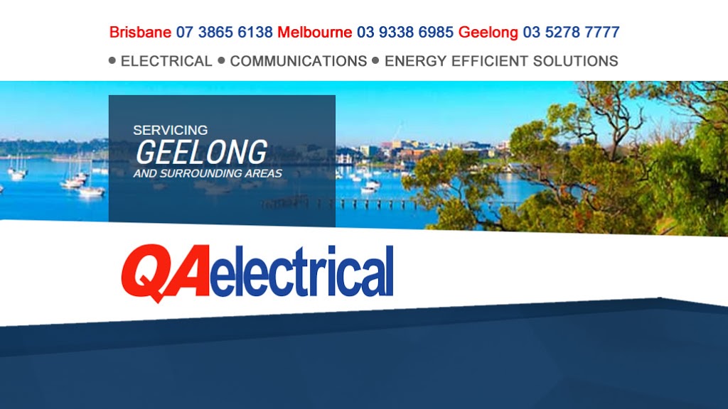 QA Electrical | 111-115 Douro St, North Geelong VIC 3215, Australia | Phone: (03) 5278 7777