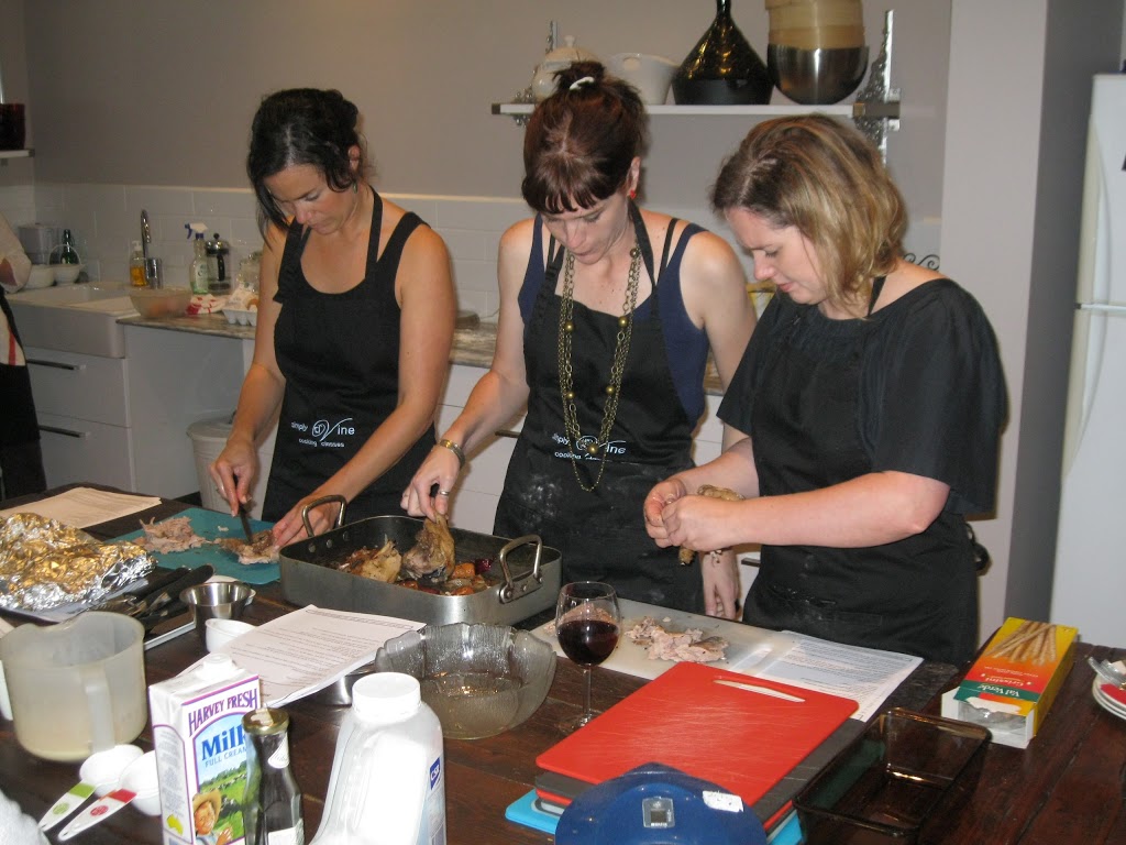 Simply Dvine Cooking Classes & Accommodation | 1100 Basalt Rd, Shepherds Flat VIC 3461, Australia | Phone: 0407 667 050