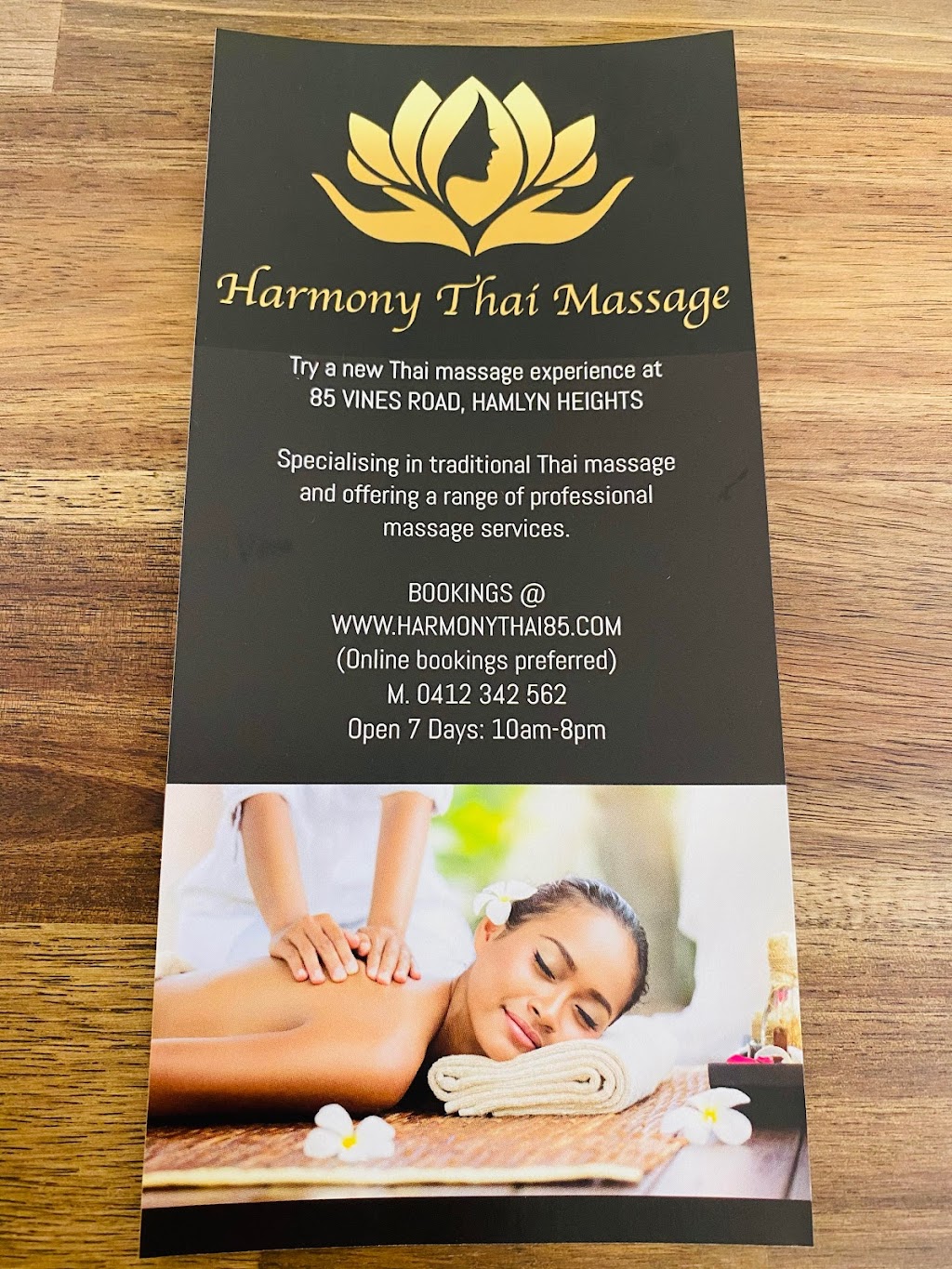 Harmony Thai Massage | 85 Vines Rd, Hamlyn Heights VIC 3215, Australia | Phone: 0412 342 562