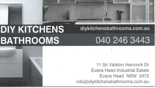 DIY Kitchens Bathrooms | home goods store | 11 Sir Valston Hancock Dr, Evans Head NSW 2473, Australia | 0402463443 OR +61 402 463 443