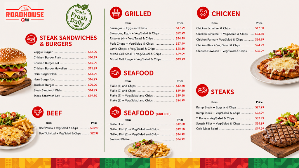 Qfix Roadhouse at Ampol Charlton | 166/168 High St, Charlton VIC 3525, Australia | Phone: (03) 5491 1310