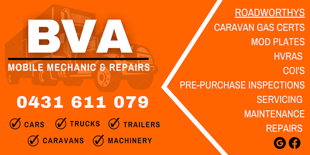 BVA Mobile Mechanic and Repairs | car repair | 1, Caboolture QLD 4510, Australia | 0431611079 OR +61 431 611 079