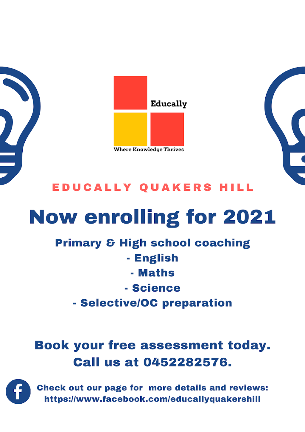 Educally | 20 Walker St, Quakers Hill NSW 2763, Australia | Phone: 0452 282 576