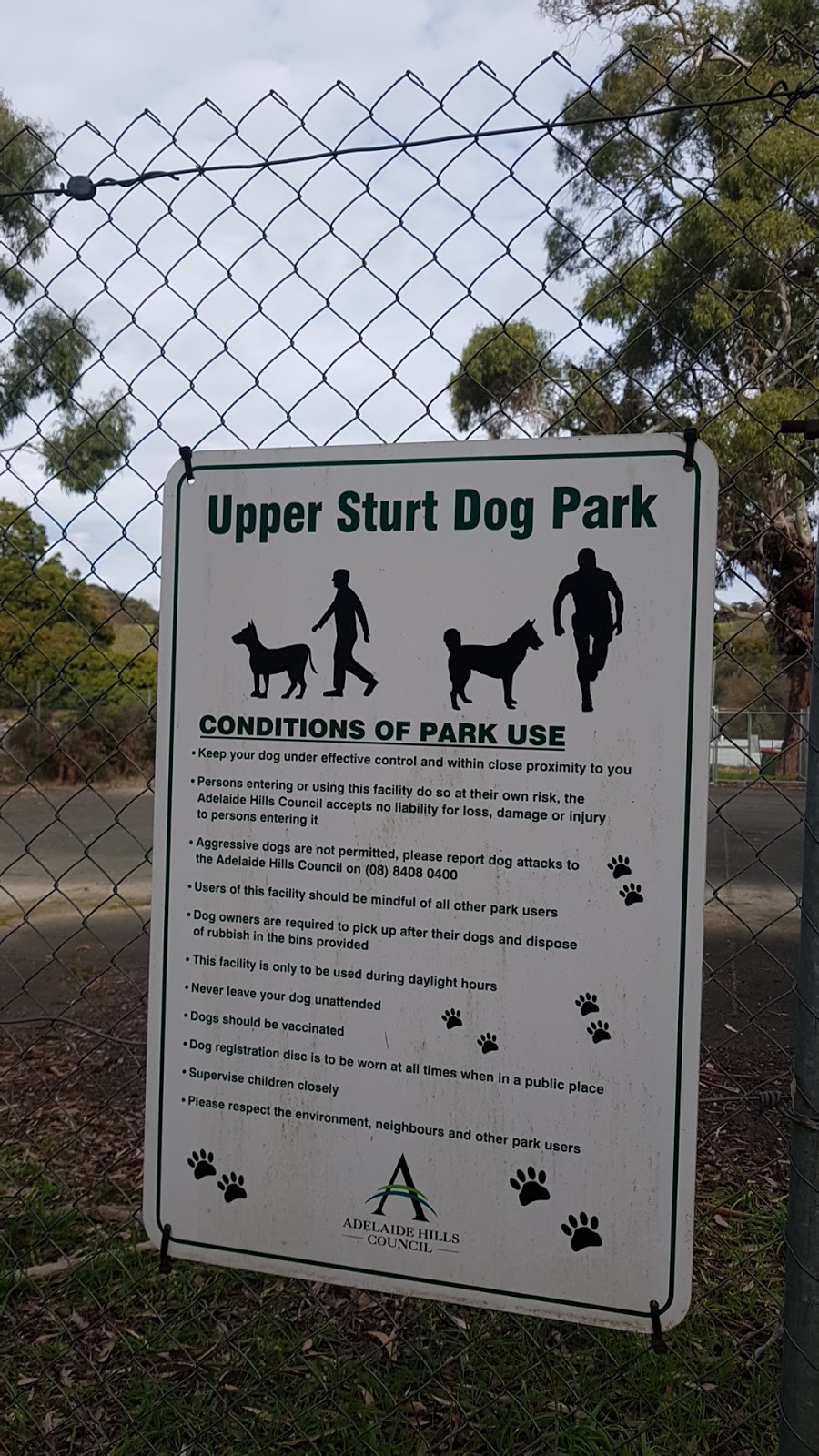 Upper Sturt Dog Park | 189 Sturt Valley Rd, Upper Sturt SA 5156, Australia