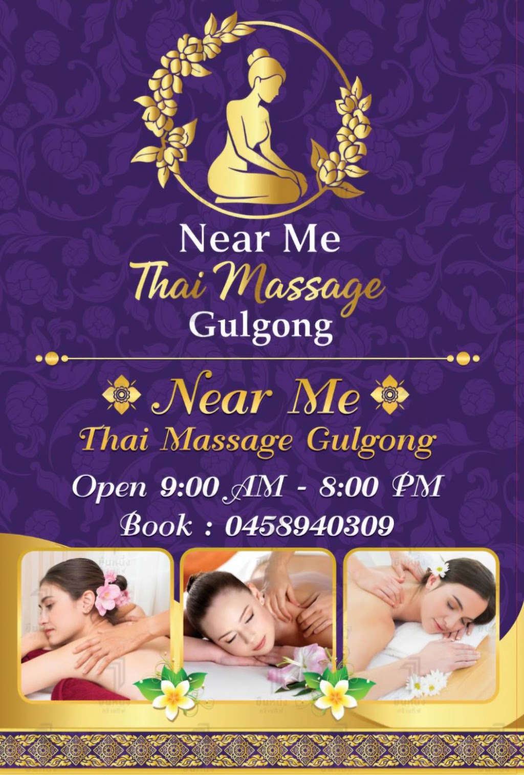 Near Me Thai Massage Gulgong | 75 Medley St, Gulgong NSW 2852, Australia | Phone: 0458 940 309