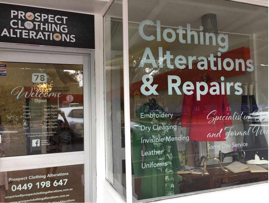 Prospect Clothing Alterations | 78 Prospect Rd, Prospect SA 5082, Australia | Phone: 0449 198 647