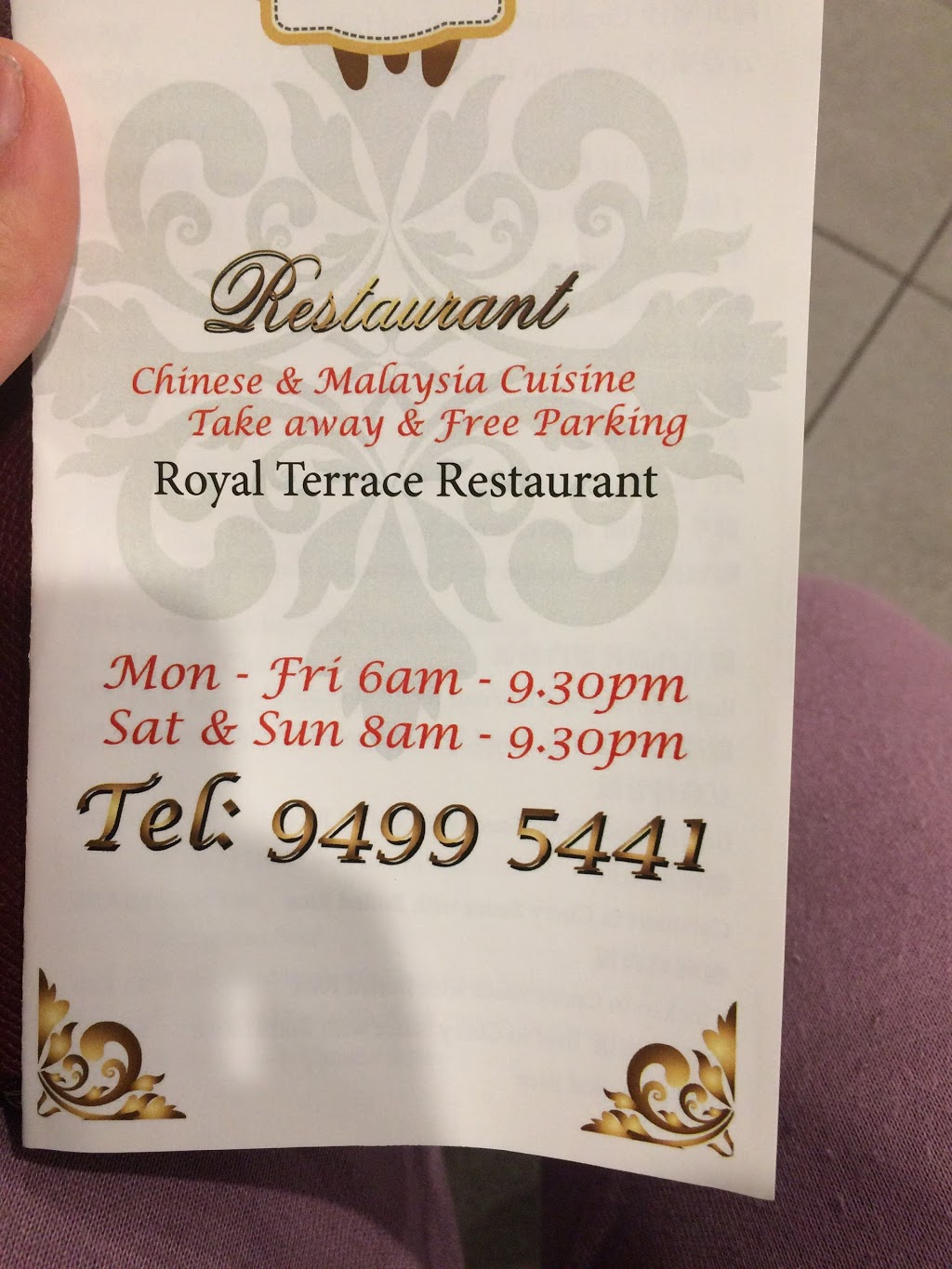 Royal Terrace Chinese & Malaysian Restaurant | cafe | 924 Pacific Hwy, Gordon NSW 2072, Australia | 0294995441 OR +61 2 9499 5441