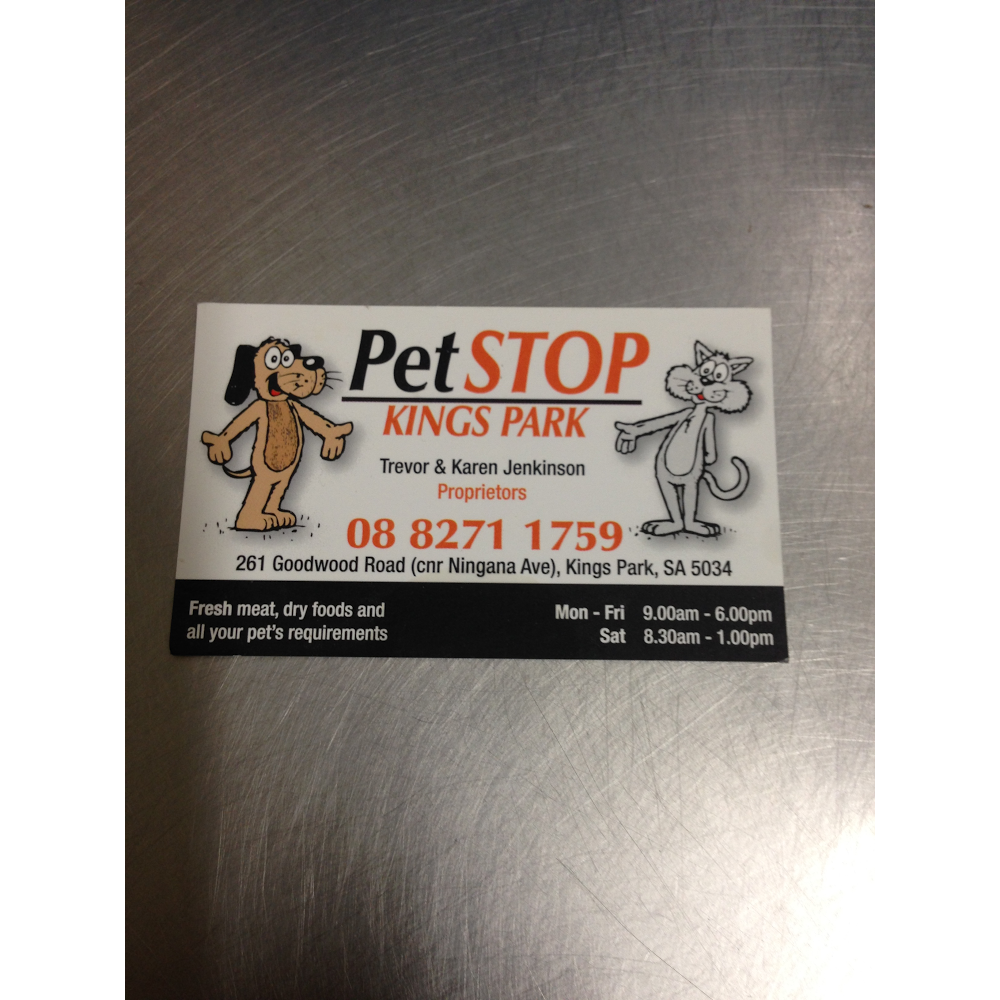 PetSTOP Kings Park | store | 261 Goodwood Rd, Kings Park SA 5034, Australia | 0882711759 OR +61 8 8271 1759