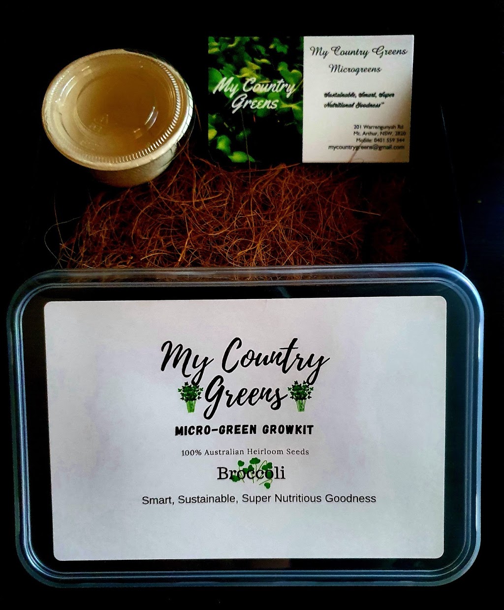 My Country Greens | 201 Warrengunyah Rd, Mount Arthur NSW 2820, Australia | Phone: 0401 559 344