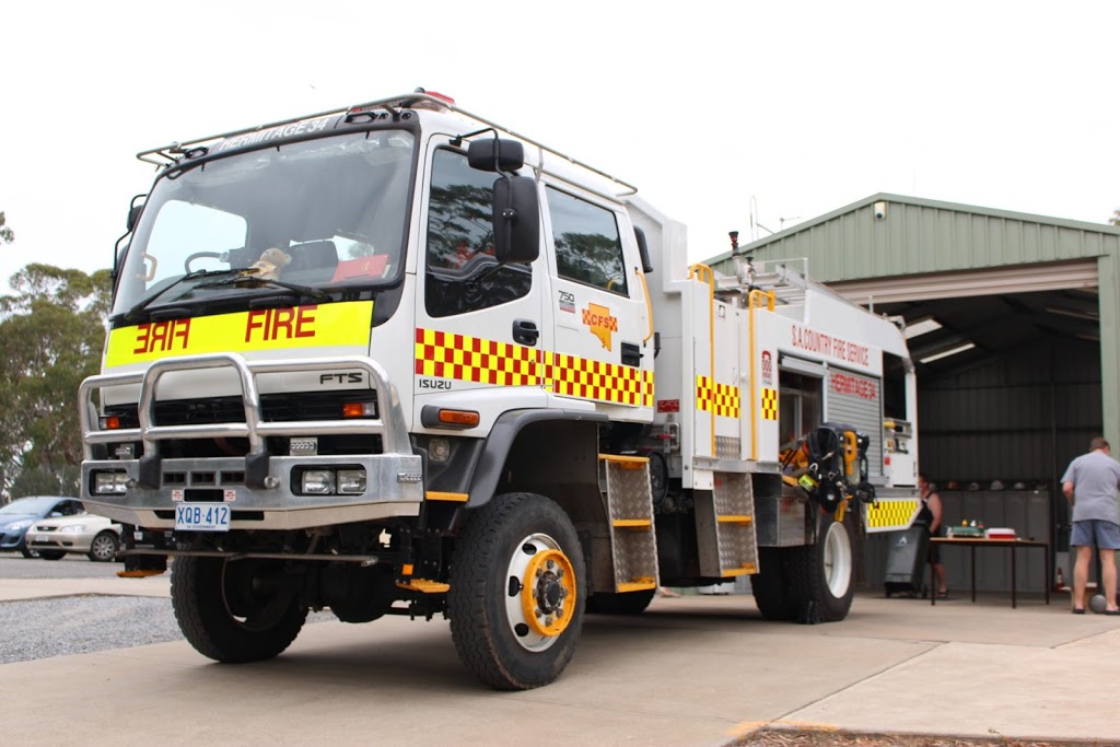 Hermitage Country Fire Service (CFS) | fire station | 300 Range Rd N, Upper Hermitage SA 5131, Australia | 0883805202 OR +61 8 8380 5202