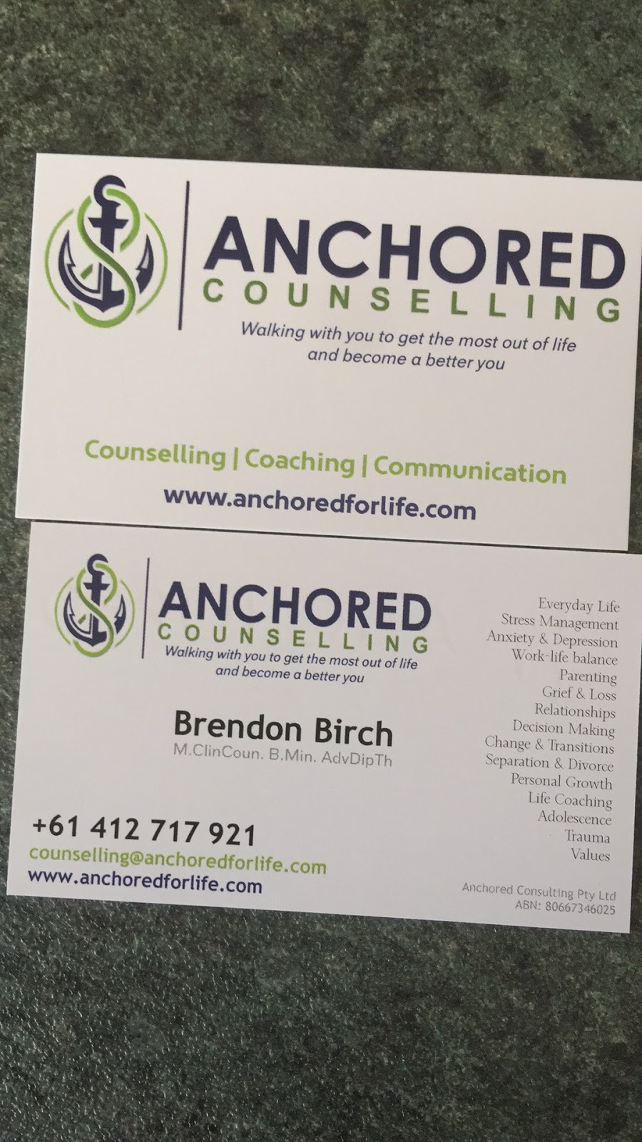 Anchored Counselling | 8 Sette Ct, Greensborough VIC 3088, Australia | Phone: 0412 717 921