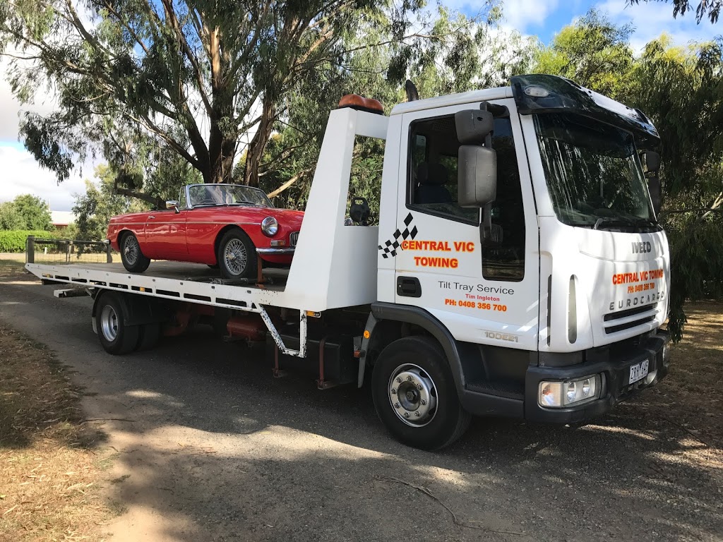 Central Vic Towing |  | 31 Jeffery St, Carlsruhe VIC 3442, Australia | 0408356700 OR +61 408 356 700