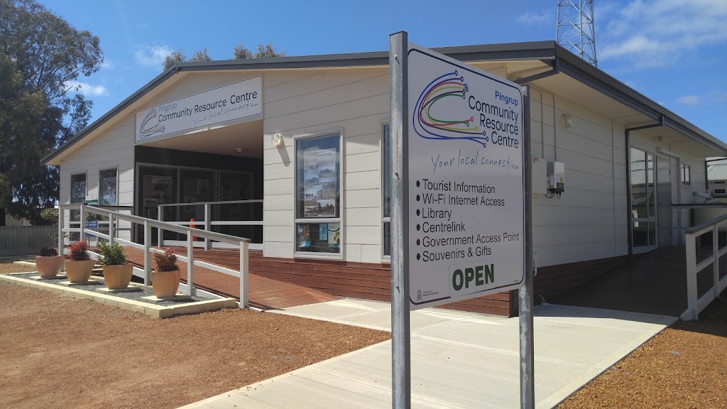 Pingrup Community Resource Centre |  | 2 Burston St, Pingrup WA 6343, Australia | 0898201101 OR +61 8 9820 1101