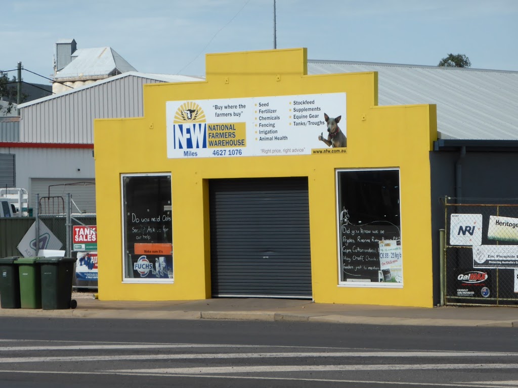 National Farmers Warehouse-Miles | 68 Murilla St, Miles QLD 4415, Australia | Phone: (07) 4685 4400