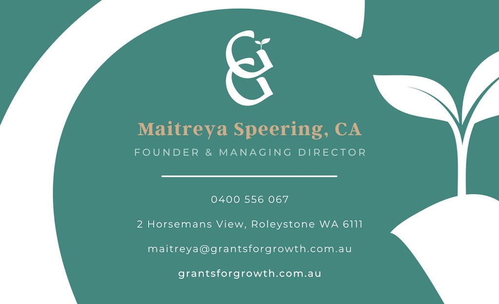 Grants for Growth | accounting | 2 Horsemans View, Roleystone WA 6111, Australia | 0400556067 OR +61 400 556 067