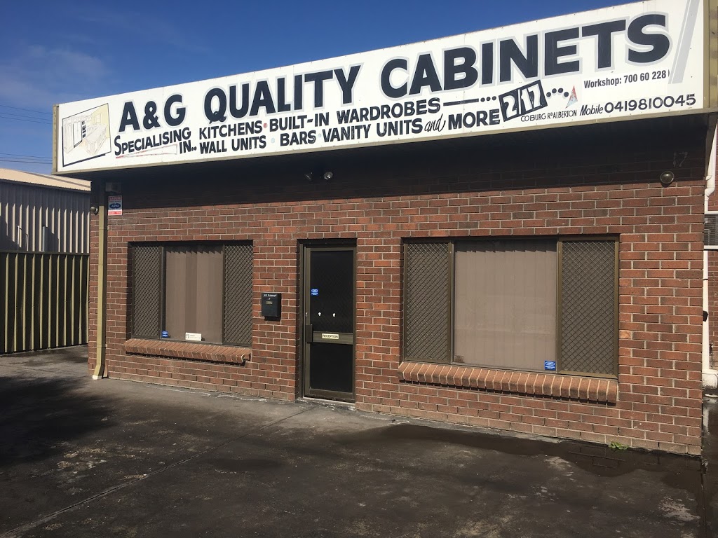 A&G Quality Cabinets | 17 Coburg Rd, Alberton SA 5014, Australia | Phone: 0419 810 045