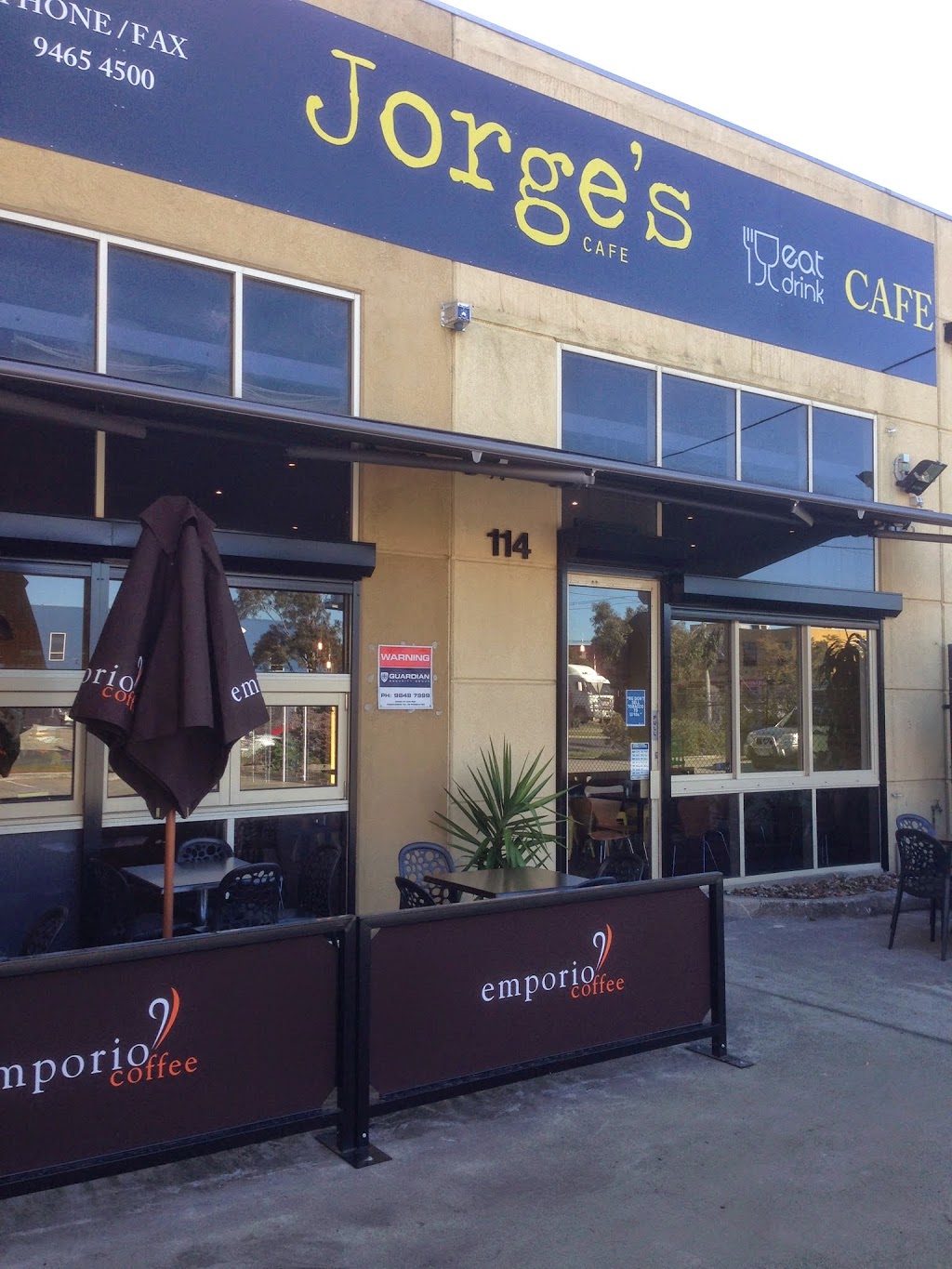 Jorges Cafe | 114 Northgate Dr, Thomastown VIC 3074, Australia | Phone: (03) 9465 4500