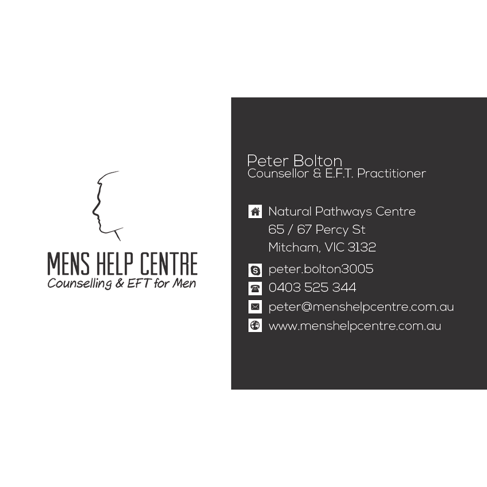 Mens Help Centre | health | 65-67 Percy St, Mitcham VIC 3132, Australia | 0403525344 OR +61 403 525 344