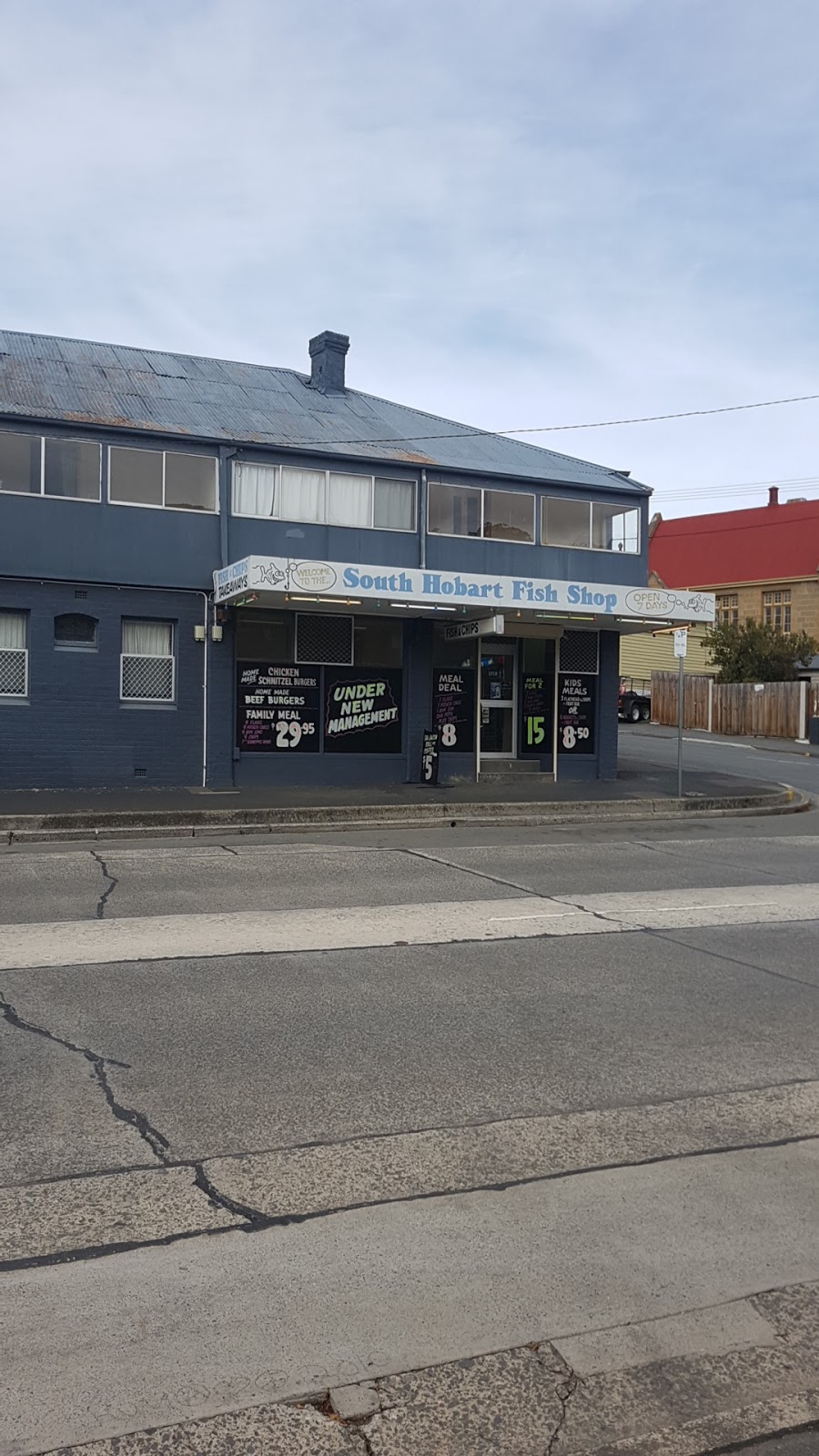 South Hobart Fish Shop | meal takeaway | 402 Macquarie St, South Hobart TAS 7004, Australia | 0362235210 OR +61 3 6223 5210