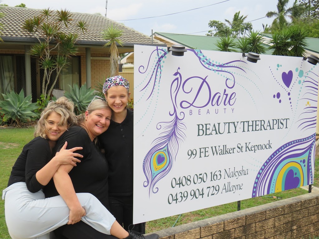 DARE Beauty | beauty salon | 99 Fe Walker St, Kepnock QLD 4670, Australia | 0408050163 OR +61 408 050 163