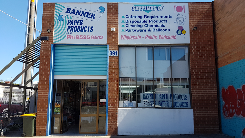 Banner Paper Products (Banner Balloons) | home goods store | 391 Inkerman St, St Kilda VIC 3182, Australia | 0395258512 OR +61 3 9525 8512