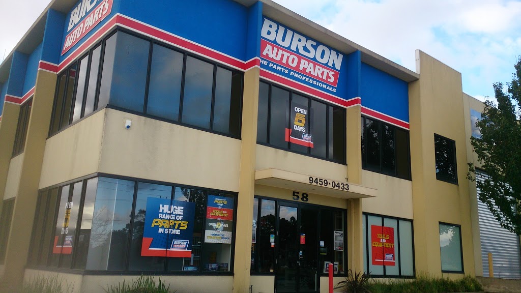 Burson Auto Parts (58 Dougharty Rd) Opening Hours
