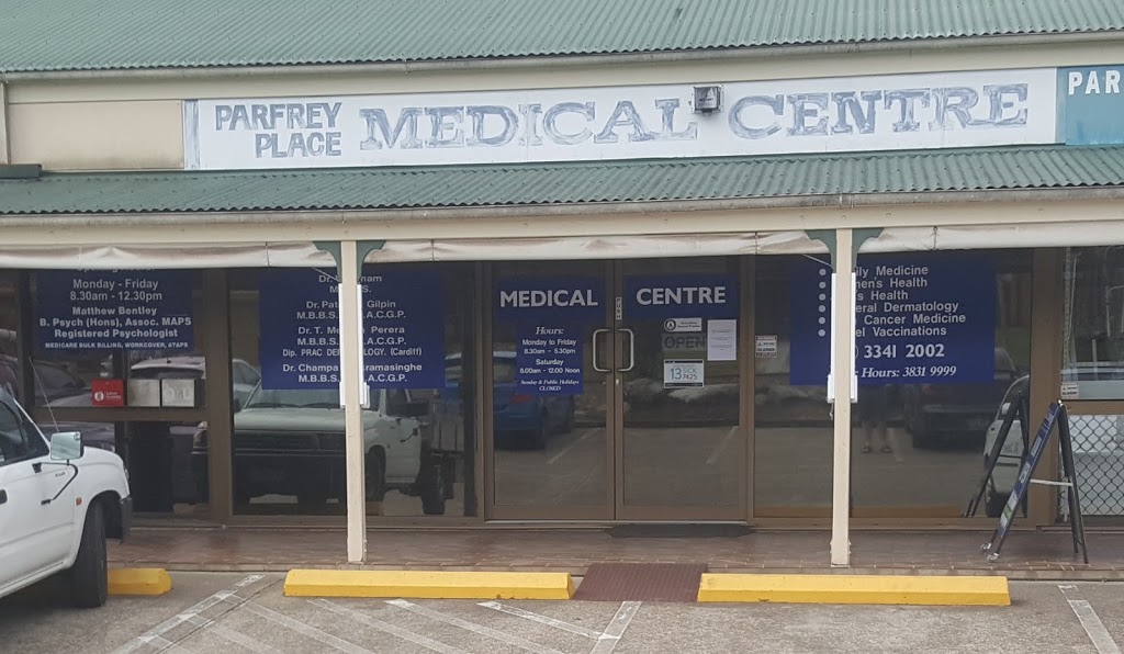 Parfrey Place Medical Centre | health | 9/196 Parfrey Rd, Rochedale South QLD 4123, Australia | 0733412002 OR +61 7 3341 2002