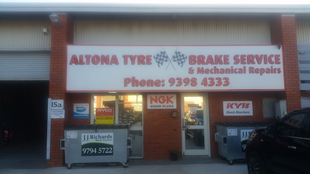 Altona Tyre & Brake Services | car repair | 1/15A Slough Rd, Altona VIC 3018, Australia | 0393984333 OR +61 3 9398 4333