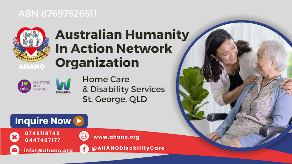 Australian Humanity In Action Network Organization | 19 Andrew St, St George QLD 4487, Australia | Phone: 0458 624 261