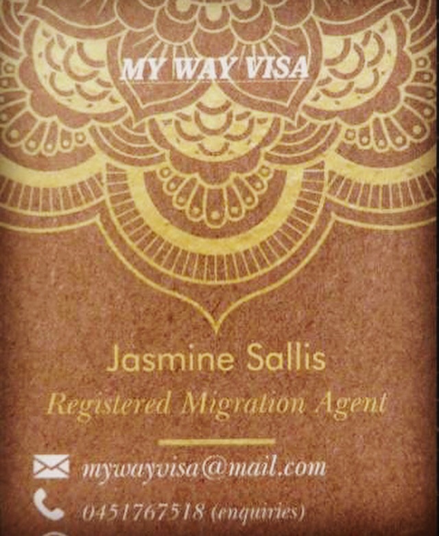 My Way Visa (MARN: 1800400) | 39 Huntriss St, Torrensville SA 5031, Australia | Phone: 0420 910 262