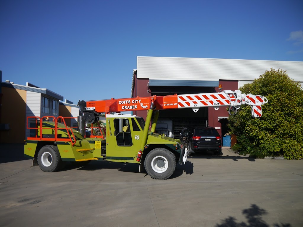 Coffs City Cranes & Rigging | 74 Industrial Dr, North Boambee Valley NSW 2450, Australia | Phone: 0407 531 487
