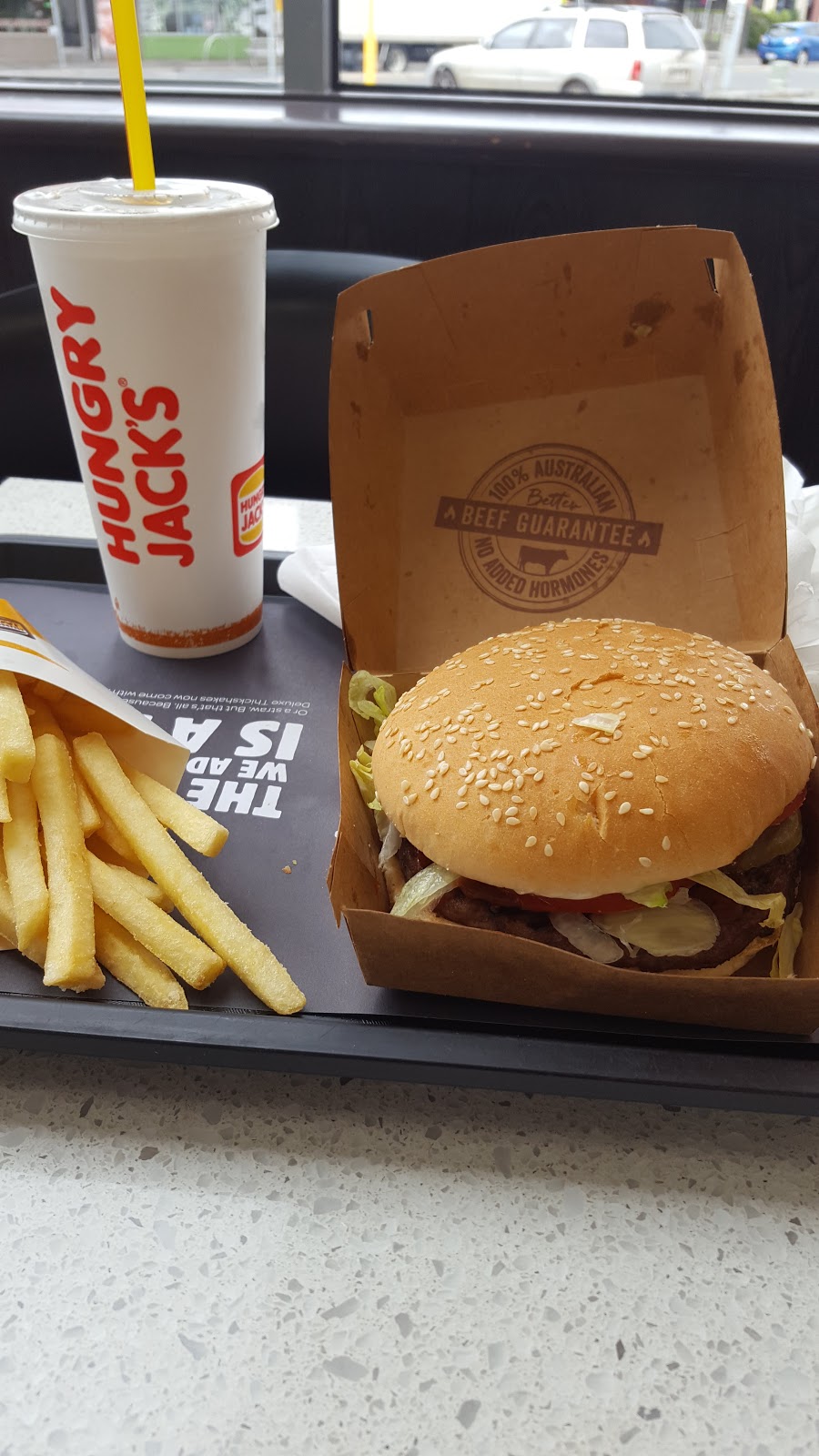 Hungry Jacks | restaurant | 419 Geelong Rd, Yarraville VIC 3012, Australia | 0393141304 OR +61 3 9314 1304
