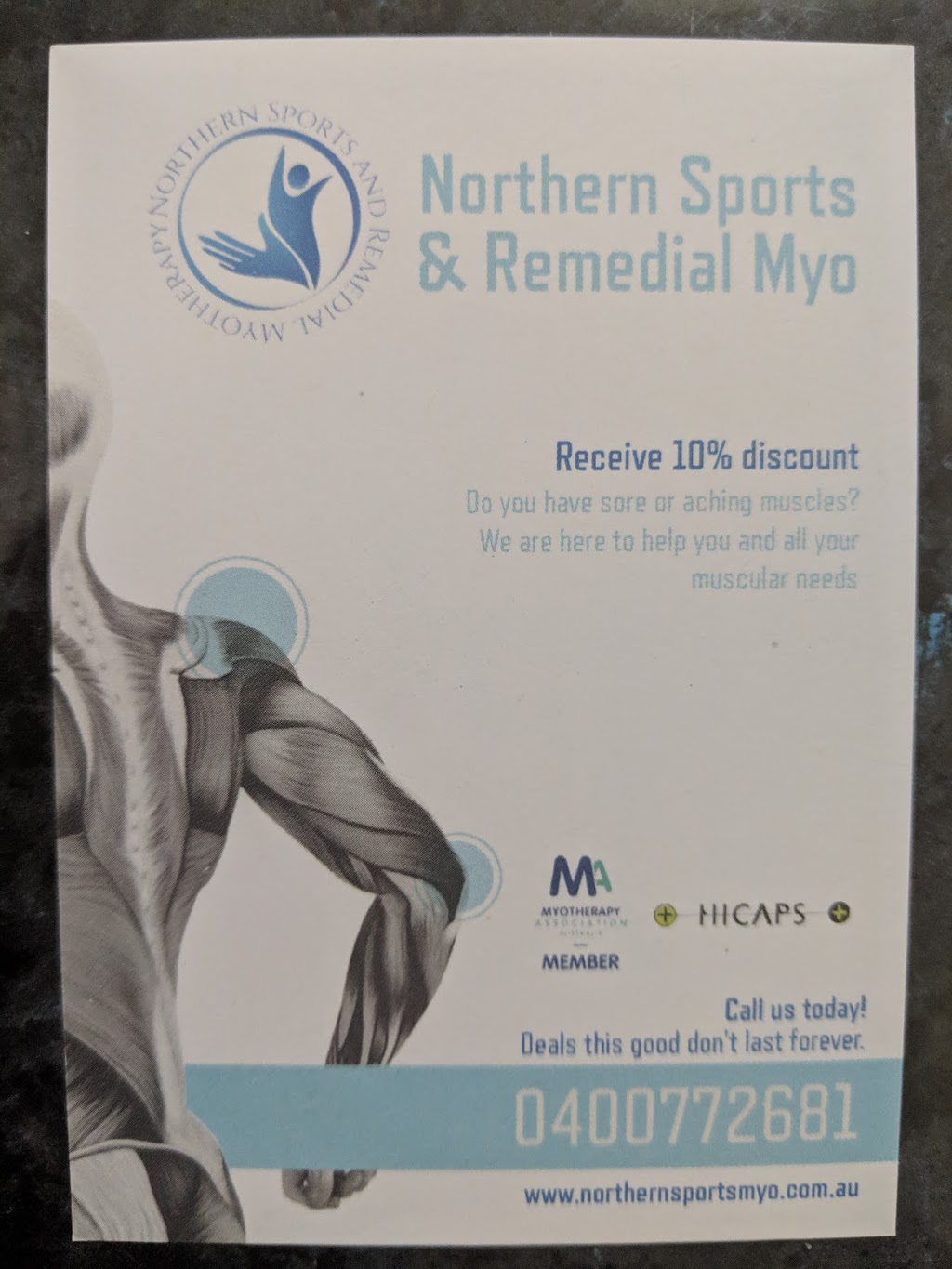 Northern Sports and Remedial Myotherapy | health | 7 Luton Way, Bundoora VIC 3083, Australia | 0400772681 OR +61 400 772 681